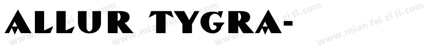 Allur TYGRA字体转换